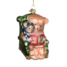  Игрушка новогодняя из стекла "Время сказок", 8x7x11.5см, Kaemingk