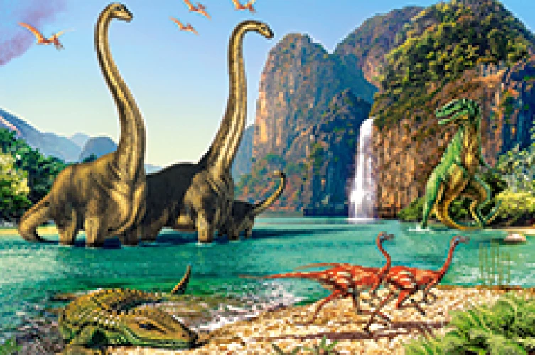 Castorland пазл  Мир динозавров 60 деталей