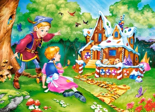 Castorland пазл  Ганс и Гретель 60 деталей