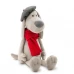 Собака Пьер в берете и шарфике (20 см)