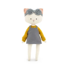 Orange Мягкая игрушка Кошечка Кристи, 30 см, белая