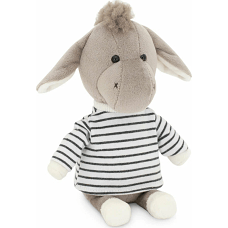 Orange Мягкая игрушка Ослик Хвостик, 20 см, серый