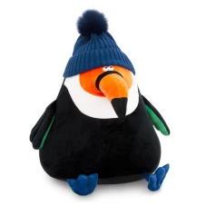 Orange Мягкая игрушка Тукан, 20 см, чёрный