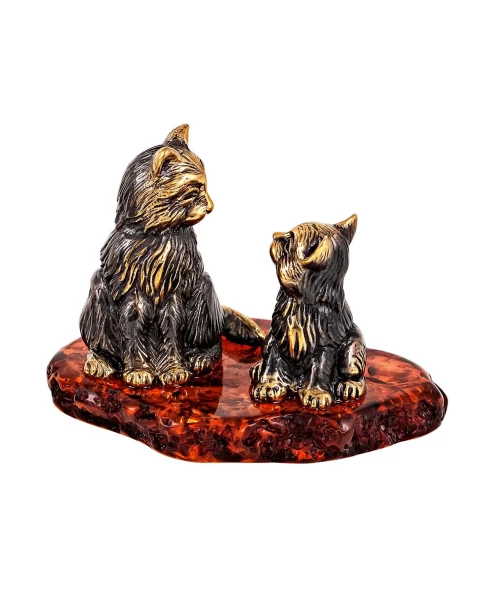 Фигурка Кошка с Котенком  
