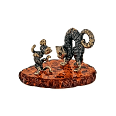 Фигурка Кот и Мышь задира ''СувенирАртель''