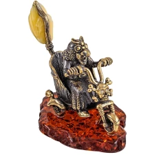 Фигурка Баба Яга на мотоцикле ''СувенирАртель''