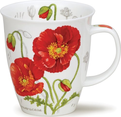 Dunoon, Ботанический эскиз мак, 480 мл