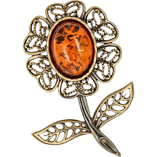 Брошь Цветочек Волшебный ''СувенирАртель''