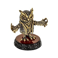 Фигурка Птица Филин Оратор ''СувенирАртель''