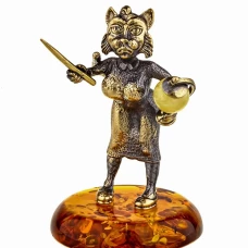 Фигурка Кошка Учительница Таисия ''СувенирАртель''