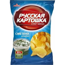 Чипсы со вкусом сметаны и лук 