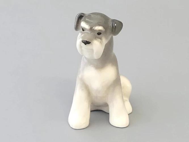 Скульптура Цвергшнауцер щенок Молли 