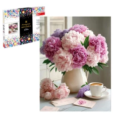 Алмазная мозаика "Букет Пионов", 30*40 см
