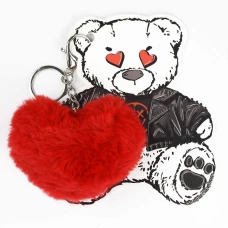 Меховой брелок 