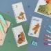 Bruno Visconti Записная книжка на гребне с резинкой «CUTE JOURNAL MINI. Волшебные лисы» B6-, 80 листов в точку, 3 вида