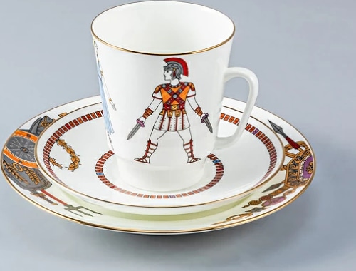 Трех-предметный комплект форма Майская рисунок Балет Спартак 165мл