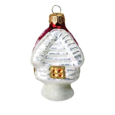 Фабрика ''Коломеев'' Елочное украшение Лесной домик, 9 см, ФУ-7  