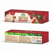 Пастила без сахара яблочная с малиной 