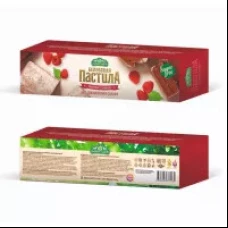 Пастила без сахара яблочная с малиной 