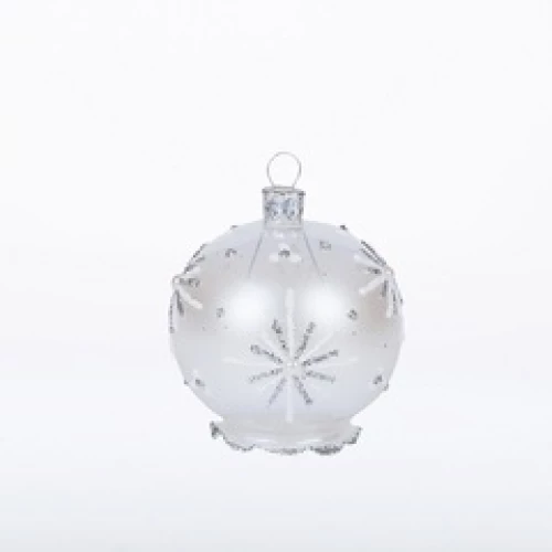 Ёлочка - елочное украшение из стекла, Шар Искра С1698