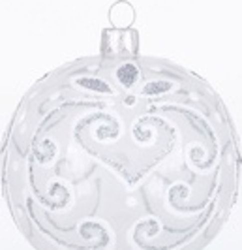 Ёлочка - елочное украшение из стекла, Шар Симфония С1704