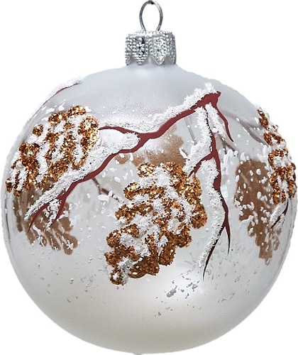 Ёлочка - елочное украшение из стекла, Шар Шишечки С 1859