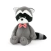 Orange Мягкая игрушка Енотик Дэнни в бабочке, 25 см, серый