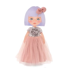Одежда для куклы Sweet Sisters Розовое платье с пайетками