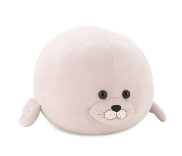 Orange Мягкая игрушка Морской котик, 50 см, бледно-розовый