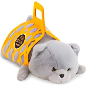 Мягкая игрушка Майло и Милли, Серый кот Майло, 35 см