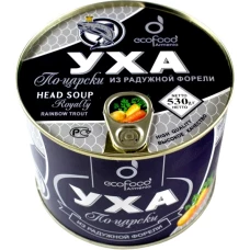Уха из радужной форели по-царски 