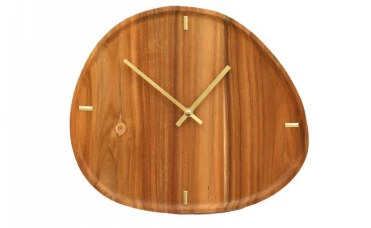 Часы настенные овальные 35X4X30 CM, SiL 