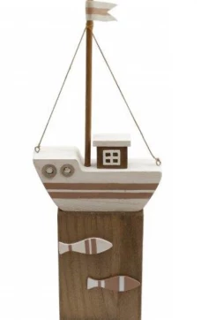 Декоративная фигурка Лодка, 48X16X5 CM, SiL  