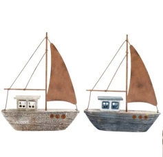Декоративная фигурка Лодка в ассортименте  23X19 см, SiL  