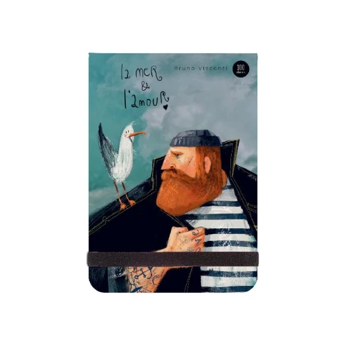 Bruno Visconti  ЗАПИСНАЯ КНИЖКА MEGAPOLIS JOURNAL А6, 100 Л. SAILOR, КЛЕТКА