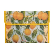 Папка-конверт на кнопке BrunoVisconti, Flora: Lemons, А4, 33х24 см.