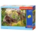 Castorland "Битва динозавров", 180 элементов