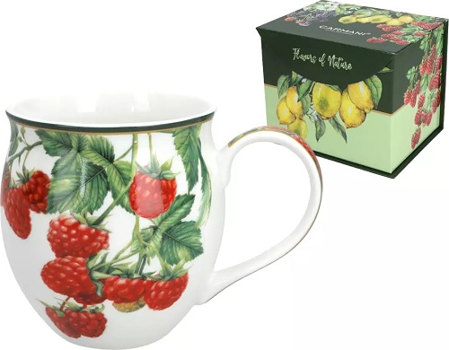 Carmani Кружка-бочонок "Малина" 475 мл