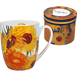 Кружка В. Ван Гог "Подсолнухи", 400 мл.
