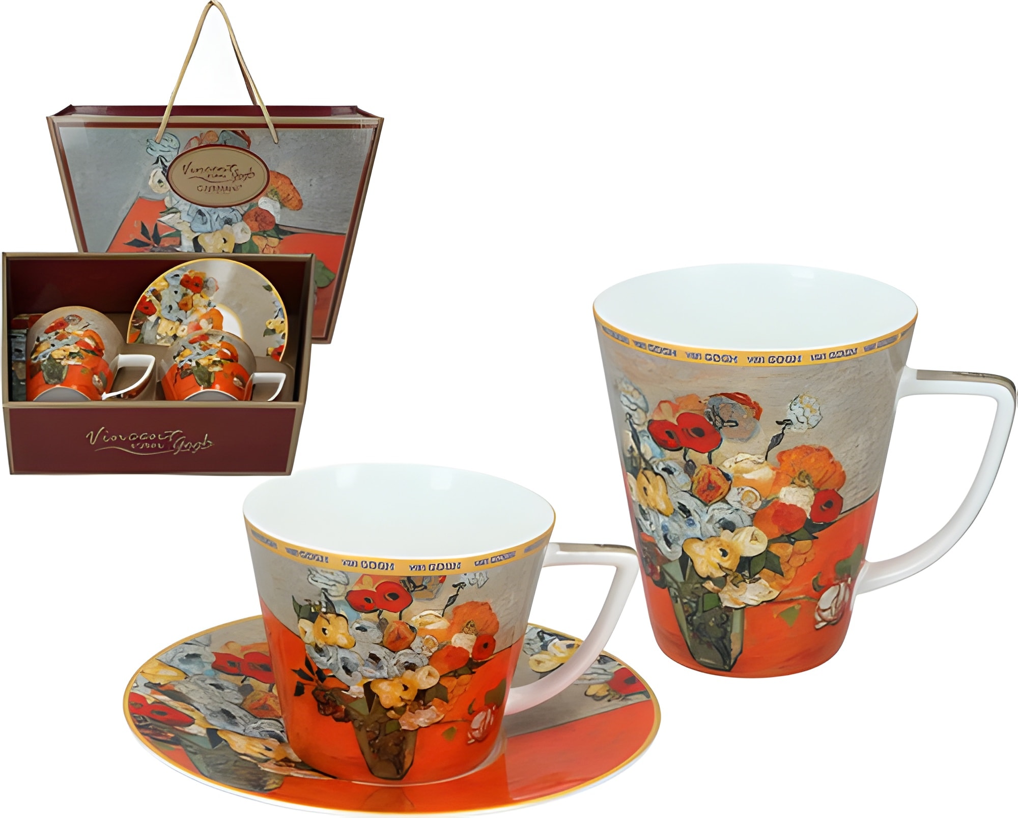 Набор из чашки и кружки В. Ван Гог 