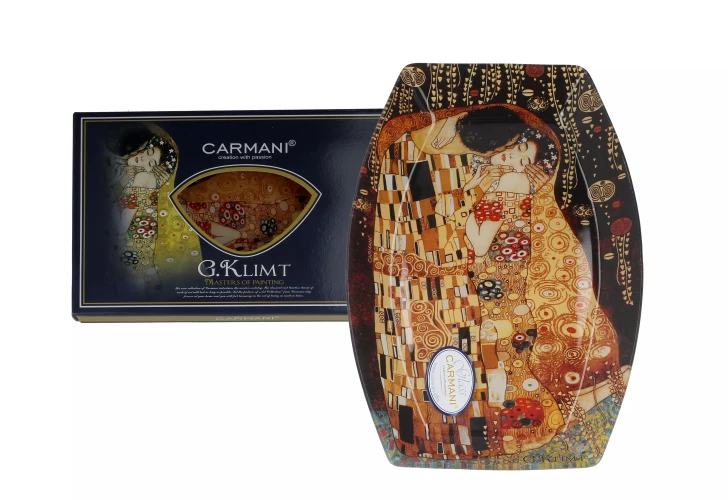 Carmani Декоративная тарелка "Г. Климт. Поцелуй", 30.8x20.9 см 
