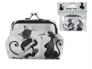 Маленький кошелек Сумасшедшие коты. Кошачьи музыканты, 9x7,5 см Carmani 