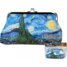 Большой кошелек В. Ван Гог. Звездная ночь, 19.5x10 см Carmani 