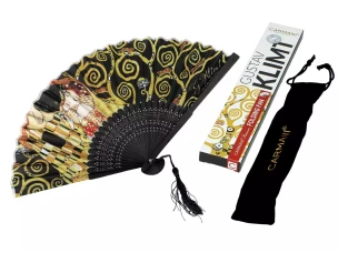 Веер Г. Климт. Поцелуй. Древо жизни, 20 см Carmani 