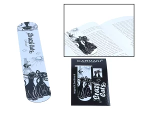 Carmani Магнитная закладка - Crazy cats, Cats in Paris 30x100 мм  013-4042