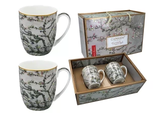 Carmani Набор из 2 кружек - В. Ван Гог, Цветущий миндаль 450 мл фарфор 830-7221