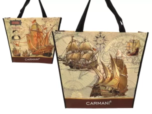 Carmani Сумка через плечо - Исторические морские путешествия 46x11x38 см 021-9020