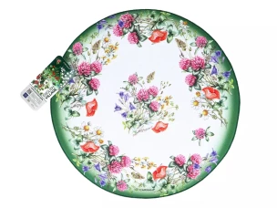 Круглая подставка под бокал  «Клевер»  Carmani