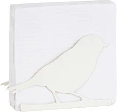 Держатель для салфеток  BIRD SILHOUETTE белый, IHR  