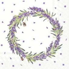 IHR Обеденные салфетки  LAVENDER WREATH